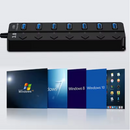 Hub USB 3.0 com 7 Portas — Ultra Rápido, Design Premium e Alta Performance!