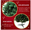 Árvore de Natal Premium Verde – 120cm / 150cm / 180cm, Galhos Flexíveis e Base Reforçada