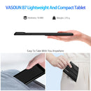 Tablet PRITOM 7” Android 14 – 8GB RAM (Exp.) + 64GB, Octa-Core A523, Wi-Fi 5G/6, Dual Câmera e Design Ultra Slim