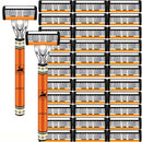 Barbeador Premium 6 Camadas com Lâminas Intercambiáveis – Aço Inoxidável