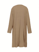 Conjunto Plus Size 2025 – Blusa Canelada + Calça com Amarração | Look Casual Confortável para Primavera/Verão