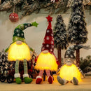 Gnomo de Natal Mágico com Luz LED - Boneco de Pelúcia Artesanal Sem Rosto para Decoração Premium e Presente Inesquecível