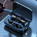 Fone Bluetooth M19 – Esportivo com Cancelamento de Ruído e Tela LED Inteligente